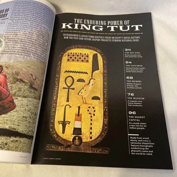 National Geographic November 2022 King Tut's Treasures Egypt's New Capital Reefs - Picture 7 of 11